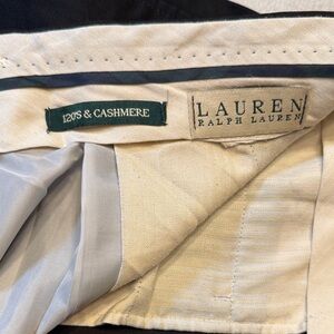 Lauren - Ralph Lauren - men’s slacks black. Size 33-30- wool/cashmere blend.